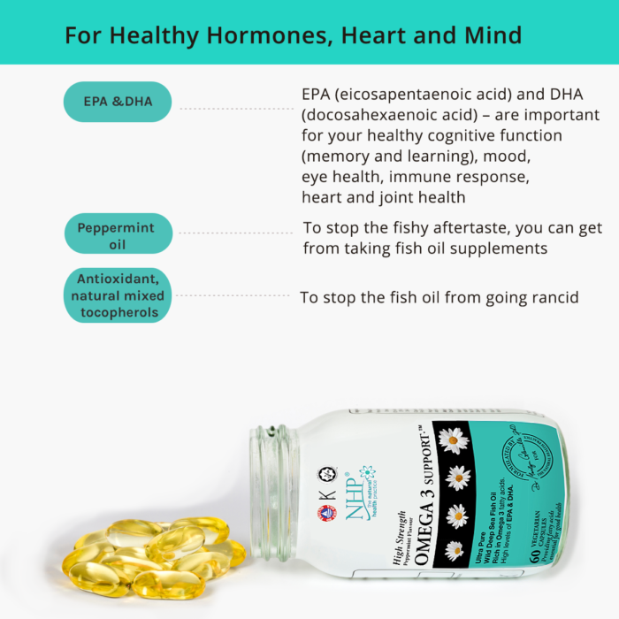 NHP Omega 3 Fish Oil Support UK - Image 2